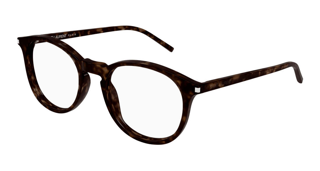 Brillen saint laurent sl 106 018 havana round/oval/panthos unisex größe 50mm - Hauptansicht