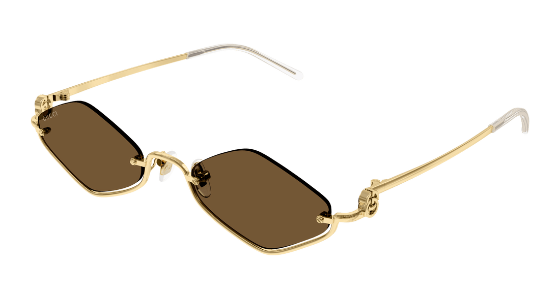 Occhiali da sole gucci gg1604s 002 dorado geometric femenino taglia 53mm - Vista principale