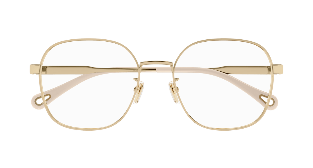 Prescription glasses chloé ch0274oa 002 dorado round/oval/panthos femenino size 54mm - Detailed view