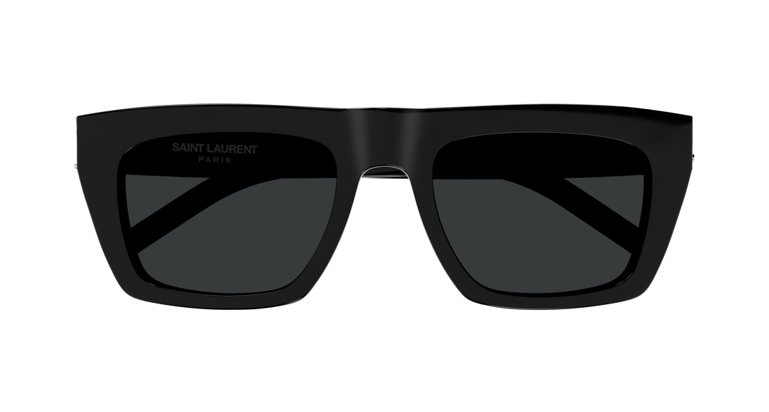 Okulary przeciwsłoneczne saint laurent sl m131 001 unisex rozmiar 52mm - Widok szczegółowy