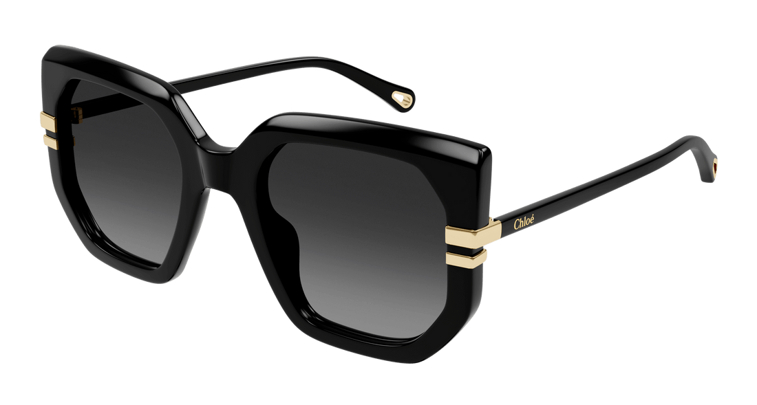 Lunettes de soleil chloé ch0240s 001 irregular femenino taille 53mm - Vue principale