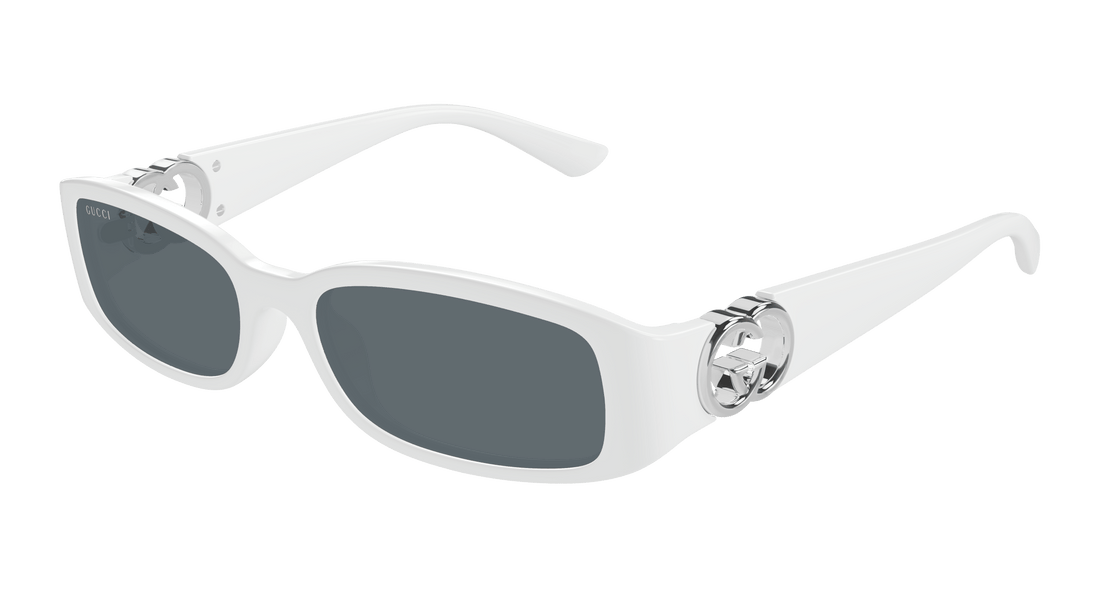 Occhiali da sole gucci gg1661s 003 blanco rectangular / squared femenino taglia 54mm - Vista principale