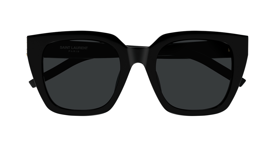Occhiali da sole saint laurent sl m143/f 001 negro cat eye femenino taglia 52mm - Vista dettagliata