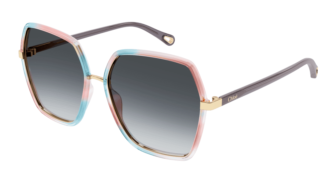 Lunettes de soleil chloé ch0262s 001 havana rectangular / squared femenino taille 58mm - Vue principale