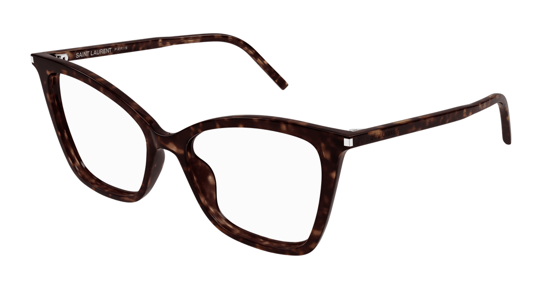 Lunettes de vue saint laurent sl 386 013 havana cat eye femenino taille 53mm - Vue principale