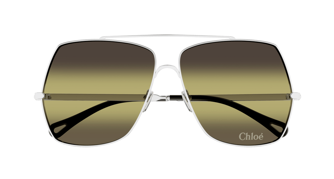 Lunettes de soleil chloé ch0278s 004 plateado rectangular / squared femenino taille 62mm - Vue détaillée