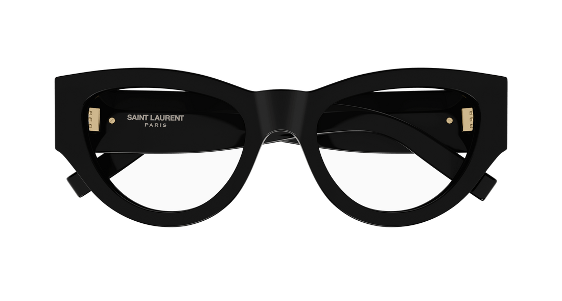 Brillen saint laurent sl m94 opt 001 negro cat eye femenino größe 53mm - Detailansicht