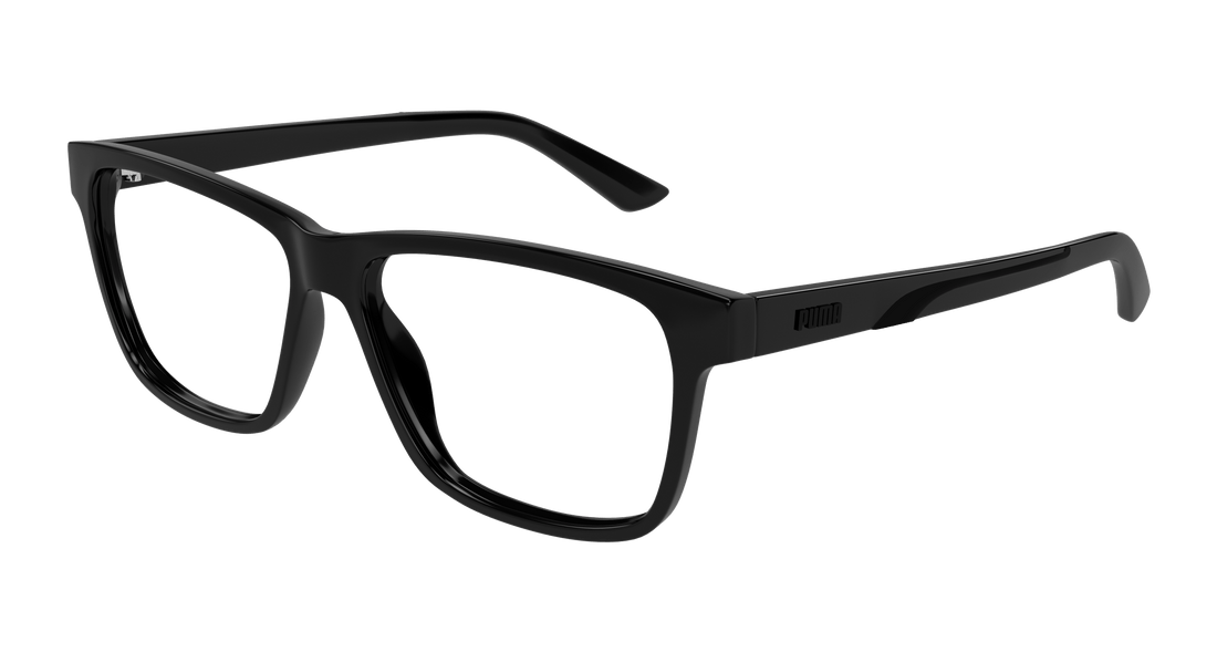 Occhiali da vista puma pu0470o 001 negro rectangular / squared masculino taglia 57mm - Vista principale
