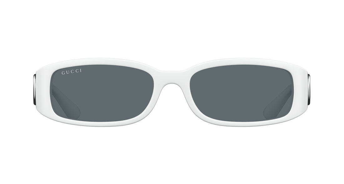 Occhiali da sole gucci gg1661s 003 blanco rectangular / squared femenino taglia 54mm - Vista dettagliata