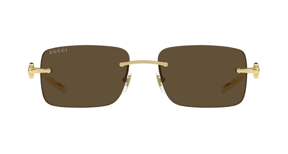 Sonnenbrillen gucci gg1703s 004 dorado rectangular / squared masculino größe 55mm - Detailansicht