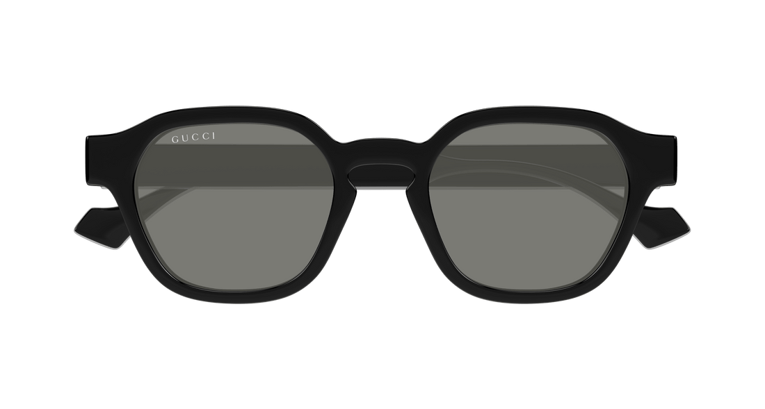 Occhiali da sole gucci gg1730s 001 negro round/oval/panthos masculino taglia 50mm - Vista dettagliata