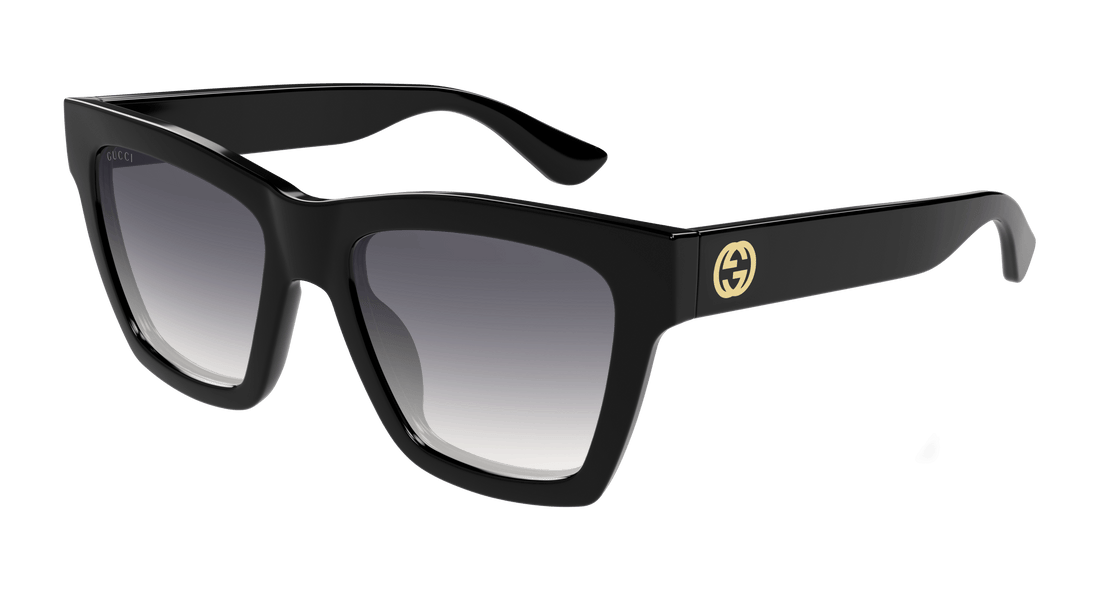 Lunettes de soleil gucci gg1714s 001 negro cat eye femenino taille 54mm - Vue principale