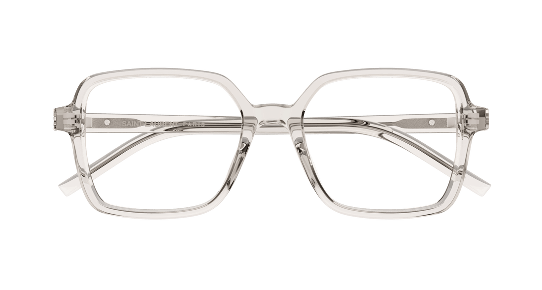Brillen saint laurent sl m139 004 beige rectangular / squared femenino größe 54mm - Detailansicht