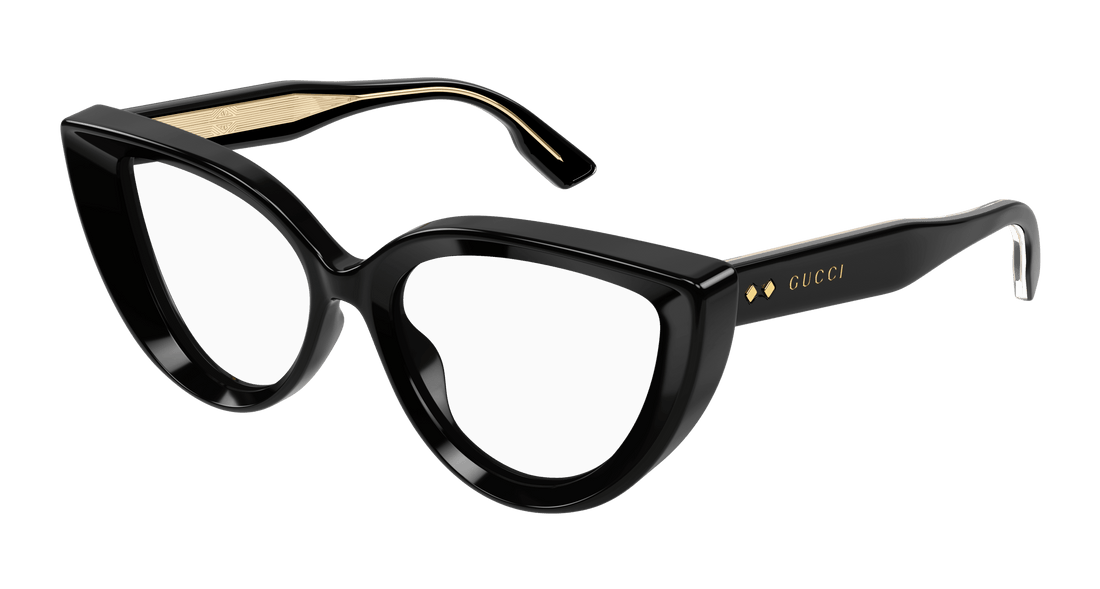 Lunettes de vue gucci gg1530o 001 femenino taille 52mm - Vue principale