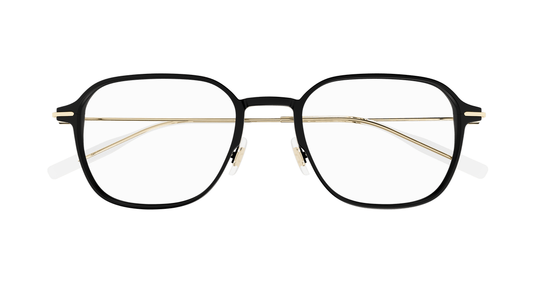 Occhiali da vista montblanc mb0358o 001 negro rectangular / squared masculino taglia 51mm - Vista dettagliata