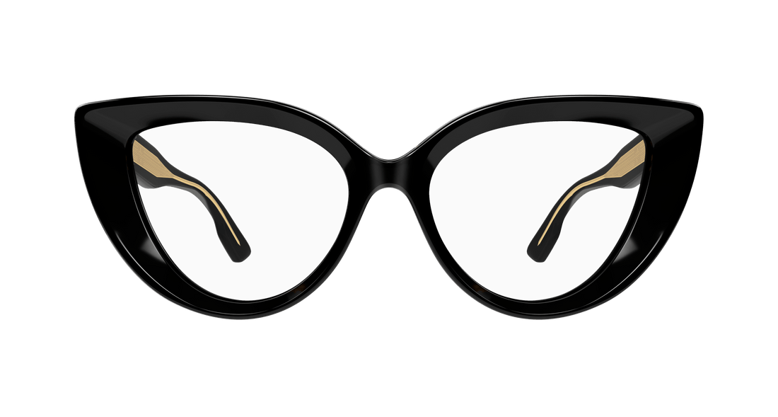 Lunettes de vue gucci gg1530o 001 femenino taille 52mm - Vue détaillée
