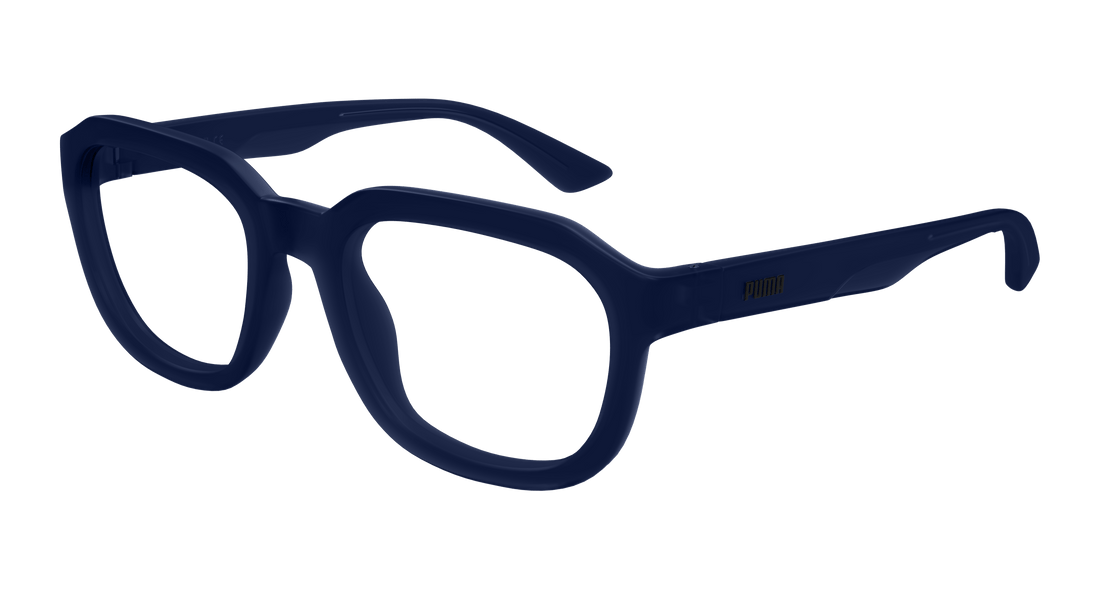 Occhiali da vista puma pu0464o 002 azul rectangular / squared unisex taglia 53mm - Vista principale