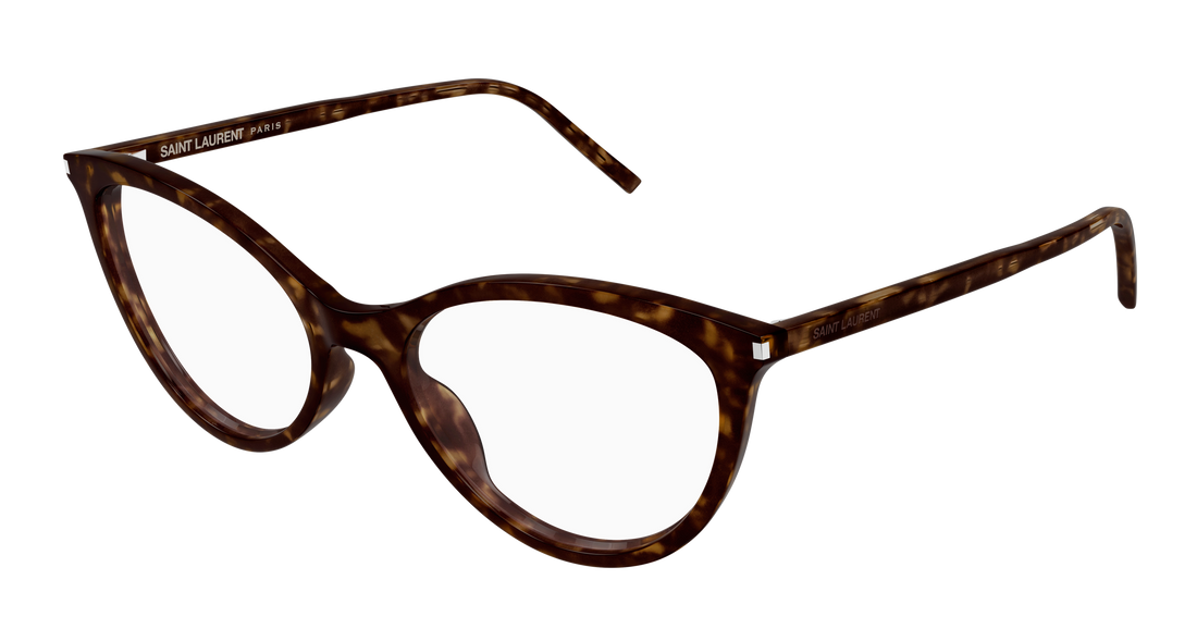Lunettes de vue saint laurent sl 833 002 havana cat eye femenino taille 55mm - Vue principale