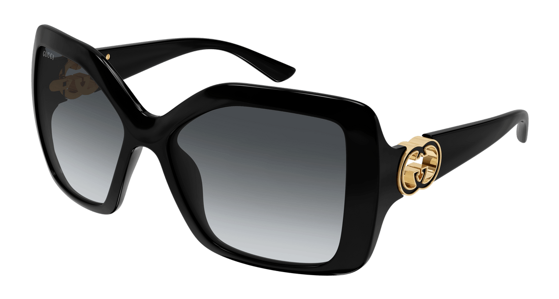 Gafas de sol gucci gg2015s 001 negro rectangular / squared femenino talla 59mm - Vista principal