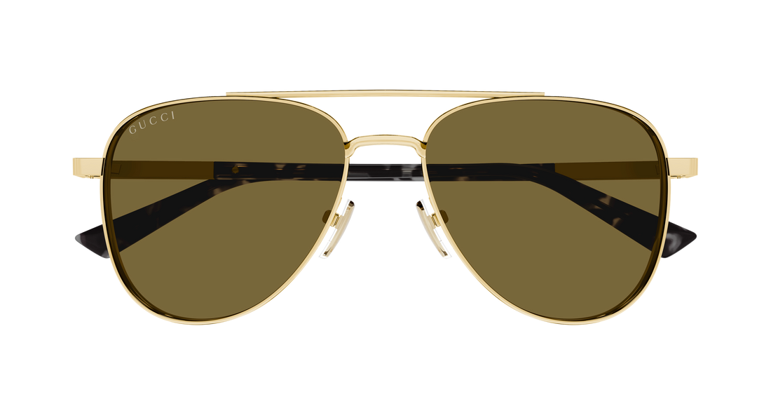 Occhiali da sole gucci gg1962s 004 dorado pilot/navigator masculino taglia 56mm - Vista dettagliata