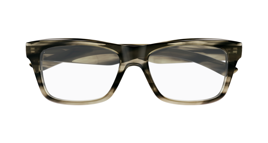Occhiali da vista balenciaga bb0426o 004 havana rectangular / squared masculino taglia 56mm - Vista dettagliata