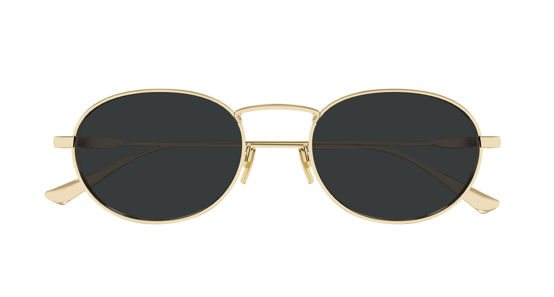 Óculos de sol saint laurent sl 799 003 dorado round masculino tamanho 52mm - Vista de detalhe