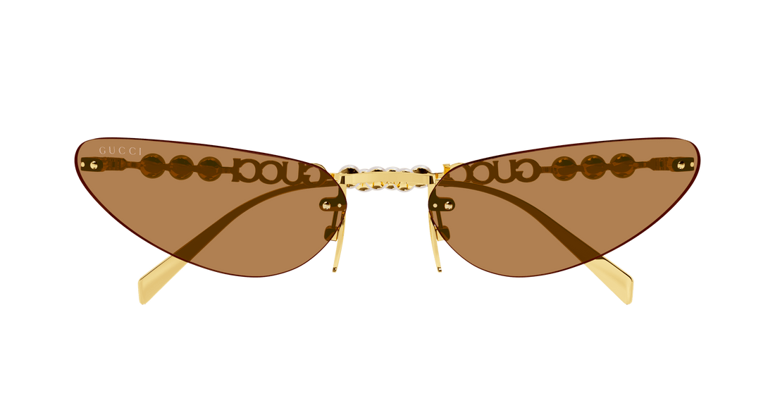 Sonnenbrillen gucci gg1920s 003 dorado cat eye femenino größe 63mm - Detailansicht