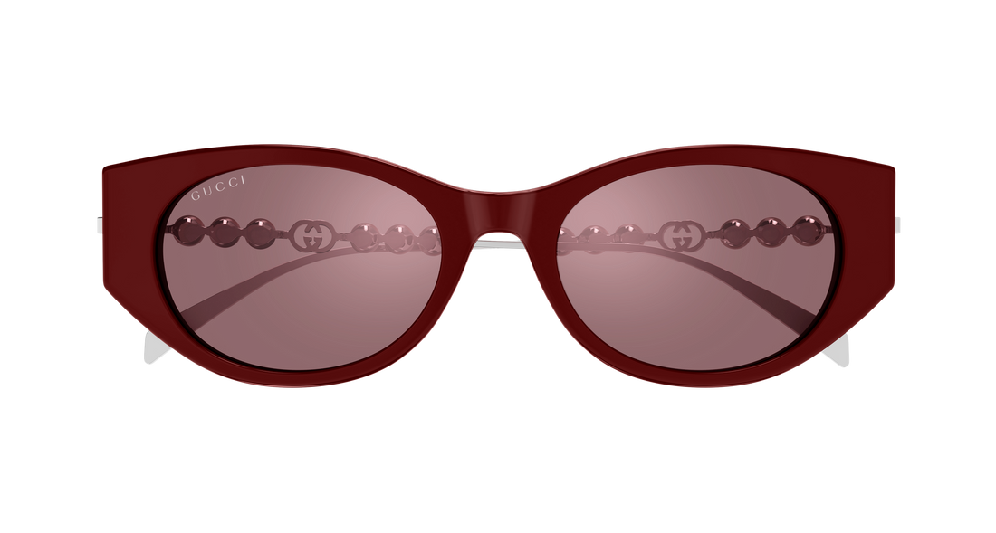 Occhiali da sole gucci gg1970sa 004 burdeos cat eye femenino taglia 54mm - Vista dettagliata