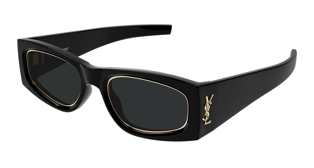 Lunettes de soleil saint laurent sl m140 rim 001 negro square femenino taille 54mm - Vue principale