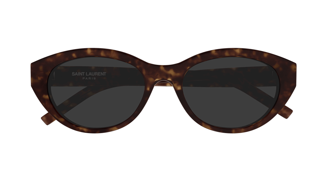 Óculos de sol saint laurent sl m148 002 havana round femenino tamanho 54mm - Vista de detalhe