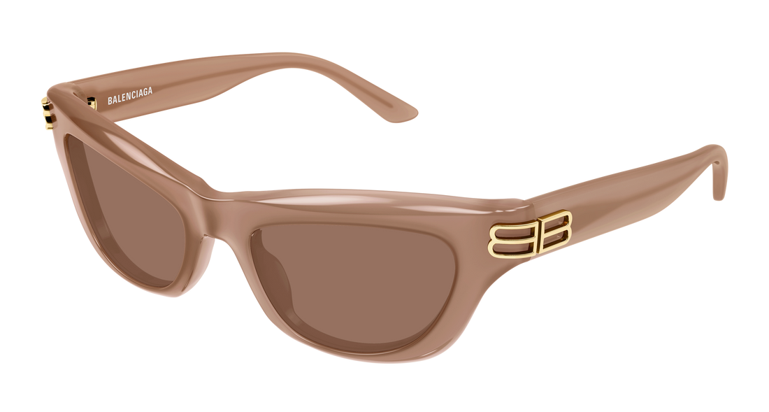 Gafas de sol balenciaga bb0430s 004 marron cat eye femenino talla 54mm - Vista principal