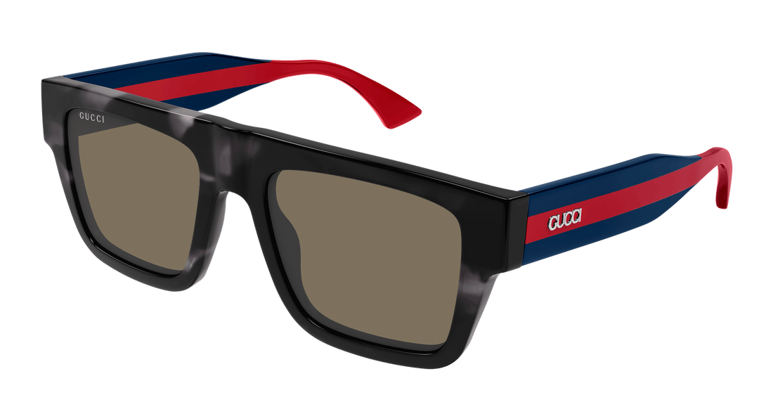 Occhiali da sole gucci gg1868s 004 havana square masculino taglia 53mm - Vista principale