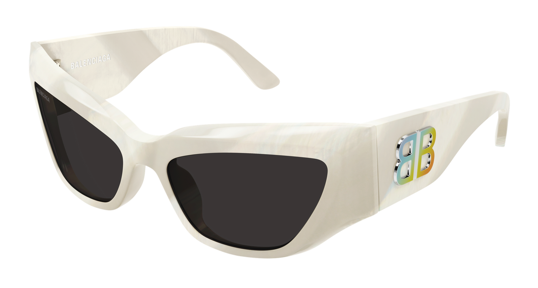 Gafas de sol balenciaga bb0444s 003 beige cat eye femenino talla 60mm - Vista principal
