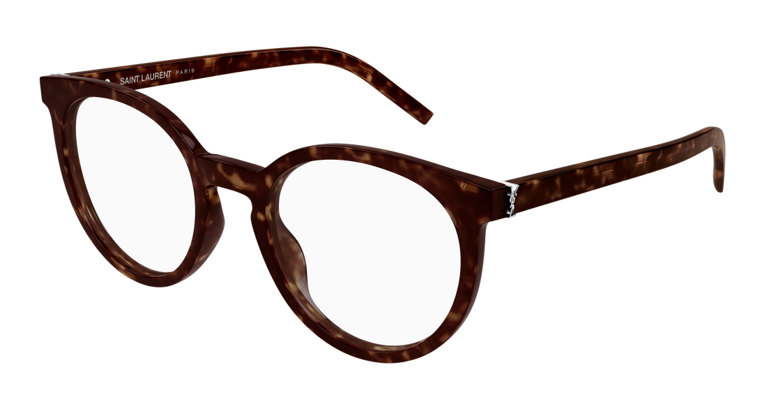 Lunettes de vue saint laurent sl m147 002 havana cat eye femenino taille 52mm - Vue principale