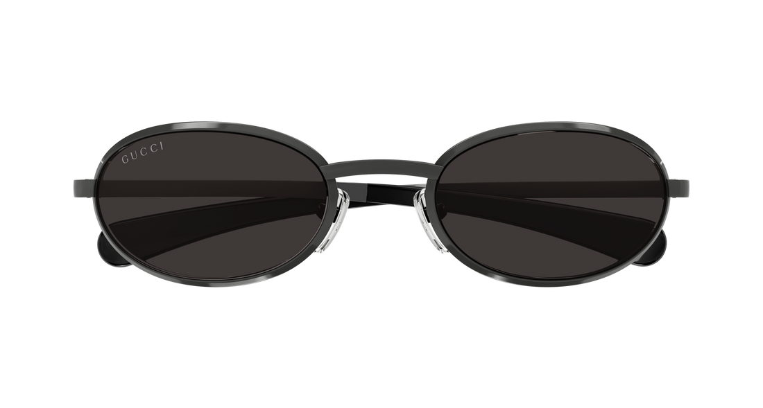 Occhiali da sole gucci gg1942s 001 plateado round/oval/panthos masculino taglia 53mm - Vista dettagliata