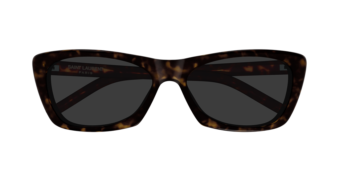 Occhiali da sole saint laurent sl 613 006 havana cat eye femenino taglia 58mm - Vista dettagliata