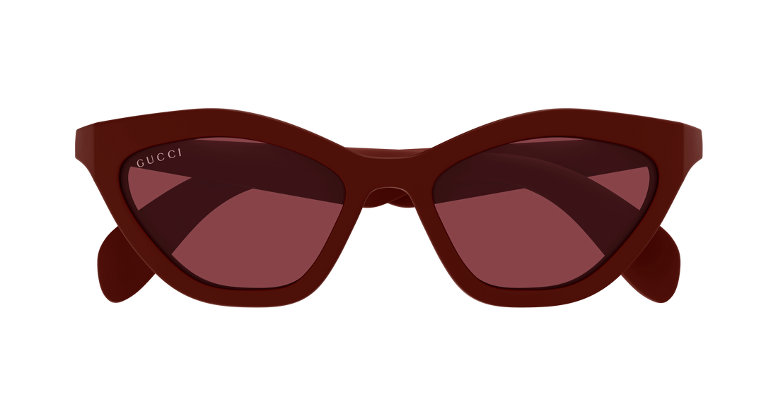 Occhiali da sole gucci gg1931s 004 burdeos cat eye femenino taglia 52mm - Vista dettagliata