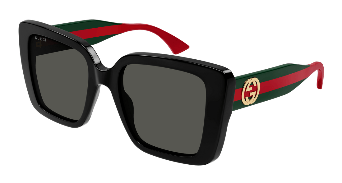 Occhiali da sole gucci gg1861s 001 negro square femenino taglia 53mm - Vista principale