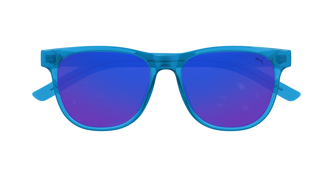 Occhiali da sole puma pj0084s 002 azul round/oval/panthos infantil taglia 48mm - Vista dettagliata