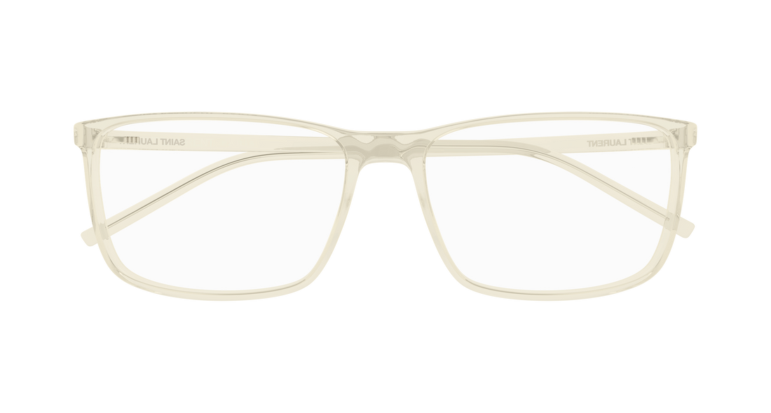 Gafas graduadas saint laurent sl 846 008 amarillo rectangular / squared masculino talla 61mm - Vista de detalle