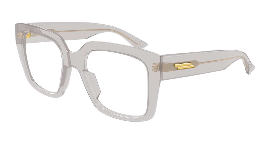 Occhiali da vista bottega veneta bv1409o 004 gris rectangular / squared femenino taglia 51mm - Vista principale
