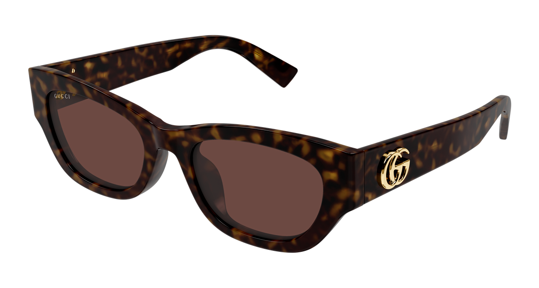 Occhiali da sole gucci gg1954sa 002 havana cat eye femenino taglia 53mm - Vista principale