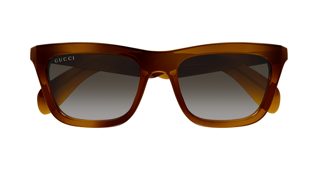 Occhiali da sole gucci gg1933s 002 havana rectangular / squared masculino taglia 53mm - Vista dettagliata