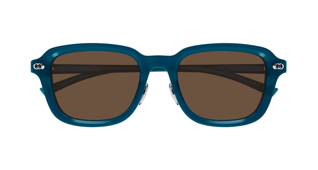 Occhiali da sole gucci gg1948sk 003 azul rectangular / squared masculino taglia 53mm - Vista dettagliata