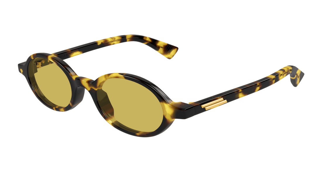 Occhiali da sole bottega veneta bv1388s 002 havana round unisex taglia 47mm - Vista principale