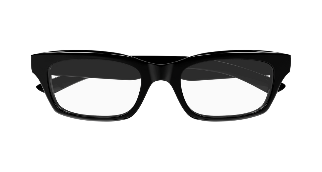 Occhiali da vista balenciaga bb0427o 001 negro rectangular / squared masculino taglia 54mm - Vista dettagliata