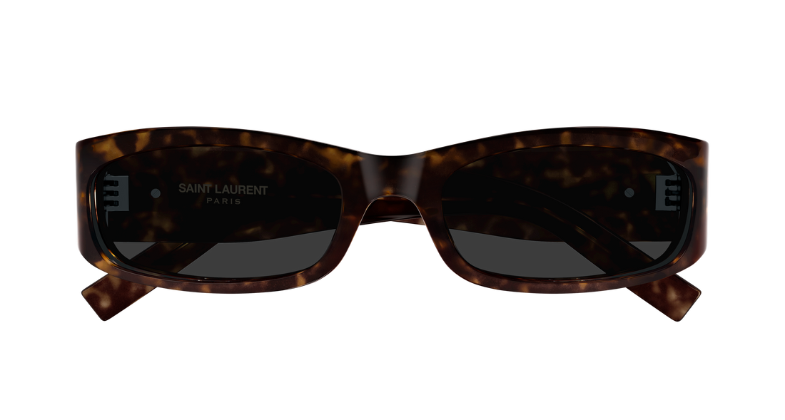 Óculos de sol saint laurent sl m152 002 havana rectangular / squared unisex tamanho 55mm - Vista de detalhe