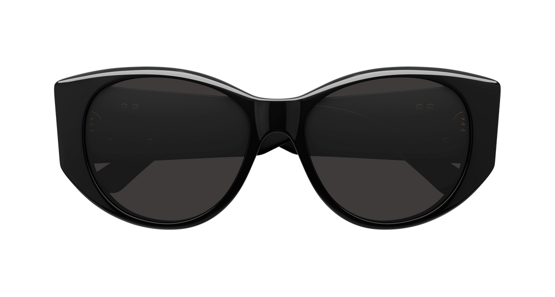 Gafas de sol balenciaga bb0455s 001 negro geometric femenino talla 55mm - Vista de detalle