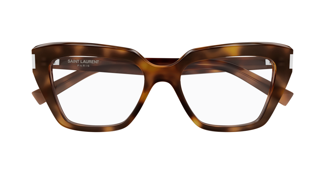 Brillen saint laurent sl 829 003 havana cat eye femenino größe 54mm - Detailansicht