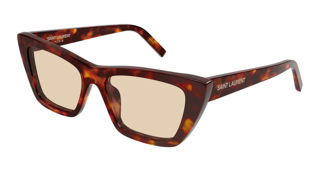 Occhiali da sole saint laurent sl 276 mica 064 havana cat eye femenino taglia 55mm - Vista principale